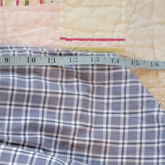 Tommy Hilfiger 4 Pc Sheet Set Blue Full Flat Fitted 2 Cases 14" Deep Pockets - Picture 5 of 9